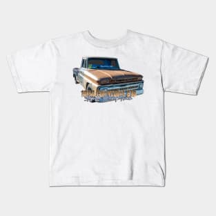 1964 Chevrolet C10 Stepside Pickup Truck Kids T-Shirt